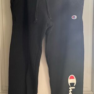 Champion Black Sweatpants Athletic Joggers